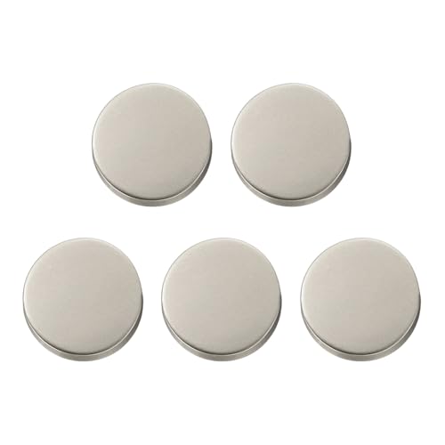 HARFINGTON Runde Metallknöpfe, 10 mm, Schaft aus Zinklegierung, flach, Nähen, Handwerk, Ersatzknöpfe für Kleidung, Dekoration, DIY-Zubehör, mattes Silber, 5 Stück HARFINGTON Runde Metallknöpfe, 10 mm, Schaft aus Zinklegierung, flach, Nähen, Handwerk, Ersatzknöpfe für Kleidung, Dekoration, DIY-Zubehör, mattes Silber, 5 Stück von HARFINGTON