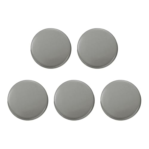 HARFINGTON Runde Metallknöpfe, 12 mm, Schaft aus Zinklegierung, flach, Nähen, Handwerk, Ersatzknöpfe für Kleidung, Dekoration, DIY-Zubehör, Rotguss, 5 Stück von HARFINGTON