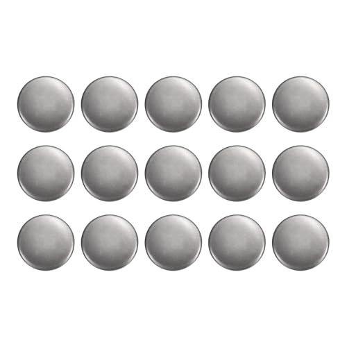 HARFINGTON Runde Metallknöpfe, 15 mm, Messing, Nähen, Handwerk, Ersatzknöpfe für Blazer, Anzüge, Kleidung, Dekoration, DIY-Zubehör, Pistole, 15 Stück von HARFINGTON