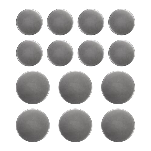 HARFINGTON Runde Metallknöpfe, 20 mm/25 mm, Messing, Nähen, Basteln, Ersatzknöpfe für Blazer, Anzüge, Kleidung, Dekoration, DIY-Zubehör, Pistole, 14 Stück HARFINGTON Runde Metallknöpfe, 20 mm/25 mm, Messing, Nähen, Basteln, Ersatzknöpfe für Blazer, Anzüge, Kleidung, Dekoration, DIY-Zubehör, Pistole, 14 Stück von HARFINGTON