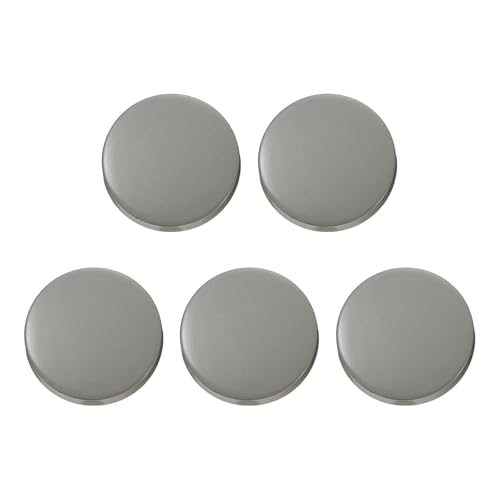 HARFINGTON Runde Metallknöpfe, 23 mm, Schaft aus Zinklegierung, flach, Nähen, Handwerk, Ersatzknöpfe für Kleidung, Dekoration, DIY-Zubehör, Rotguss, 5 Stück von HARFINGTON