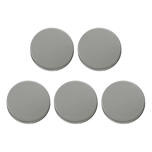 HARFINGTON Runde Metallknöpfe, 25 mm, Schaft aus Zinklegierung, flach, Nähen, Handwerk, Ersatzknöpfe für Kleidung, Dekoration, DIY-Zubehör, Rotguss, 5 Stück von HARFINGTON