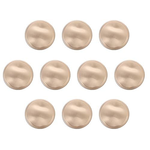 HARFINGTON Runde Metallknöpfe, 32 l, 20 mm, Schaft aus Zinklegierung, Wellenstruktur, Basteln, Ersatzknöpfe für Kleidung, Dekoration, DIY-Zubehör, Sandgold, 10 Stück HARFINGTON Runde Metallknöpfe, 32 l, 20 mm, Schaft aus Zinklegierung, Wellenstruktur, Basteln, Ersatzknöpfe für Kleidung, Dekoration, DIY-Zubehör, Sandgold, 10 Stück von HARFINGTON