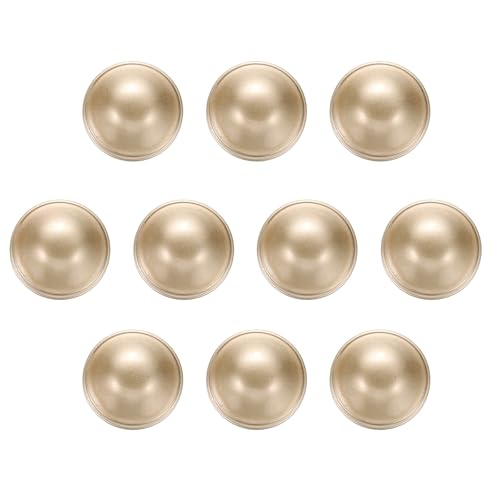 HARFINGTON Runde Metallknöpfe, 40 l, 25 mm, Schaft aus Zinklegierung, Pilz-Typ, Handwerk, Ersatzknöpfe für Kleidung, Dekoration, DIY-Zubehör, Sandgold, 10 Stück HARFINGTON Runde Metallknöpfe, 40 l, 25 mm, Schaft aus Zinklegierung, Pilz-Typ, Handwerk, Ersatzknöpfe für Kleidung, Dekoration, DIY-Zubehör, Sandgold, 10 Stück von HARFINGTON