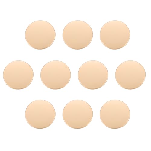 HARFINGTON Runde Metallknöpfe, 40 l, 25 mm, Schaft aus Zinklegierung, flacher Nähknopf, Basteln, Ersatzknöpfe für Kleidung, Dekoration, DIY-Zubehör, Sandgold, 10 Stück HARFINGTON Runde Metallknöpfe, 40 l, 25 mm, Schaft aus Zinklegierung, flacher Nähknopf, Basteln, Ersatzknöpfe für Kleidung, Dekoration, DIY-Zubehör, Sandgold, 10 Stück von HARFINGTON