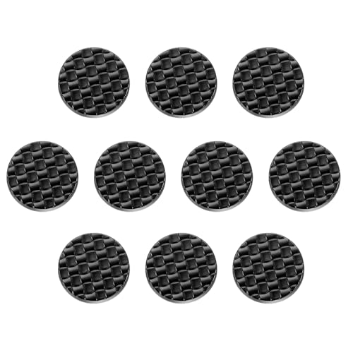HARFINGTON Runde Metallknöpfe, 40 l, 25 mm, Schaft aus Zinklegierung, karierte Textur, Ersatzknöpfe für Kleidung, Dekoration, DIY-Zubehör, Mattschwarz, 10 Stück HARFINGTON Runde Metallknöpfe, 40 l, 25 mm, Schaft aus Zinklegierung, karierte Textur, Ersatzknöpfe für Kleidung, Dekoration, DIY-Zubehör, Mattschwarz, 10 Stück von HARFINGTON