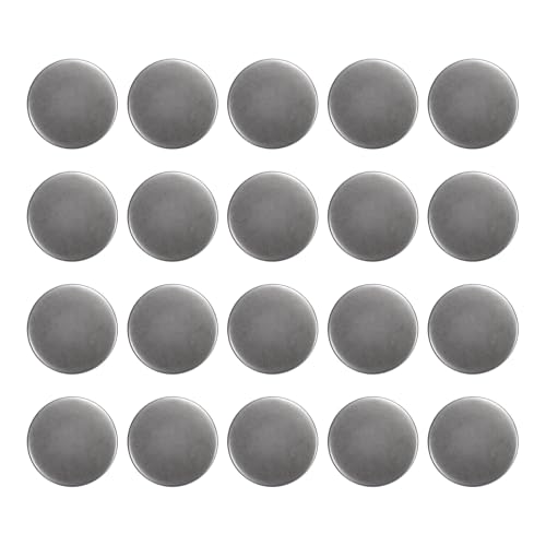 HARFINGTON Runde Metallknöpfe 20 mm, Messing, Nähen, Handwerk, Ersatzknöpfe für Blazer, Anzüge, Kleidung, Dekoration, DIY-Zubehör, Pistole, 20 Stück von HARFINGTON