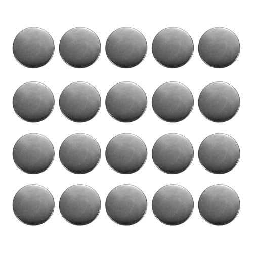 HARFINGTON Runde Metallknöpfe 23 mm Messing Nähen Handwerk Ersatzknöpfe für Blazer, Anzüge, Kleidung, Dekoration, DIY-Zubehör, Pistole, 20 Stück HARFINGTON Runde Metallknöpfe 23 mm Messing Nähen Handwerk Ersatzknöpfe für Blazer, Anzüge, Kleidung, Dekoration, DIY-Zubehör, Pistole, 20 Stück von HARFINGTON
