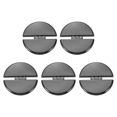 HARFINGTON Runde Metallknöpfe 25 mm, Schaft aus Legierung, Diamantfassung, Nähen, Basteln, Ersatzknöpfe für Kleidung, Dekoration, DIY-Zubehör, Pistole, 5 Stück HARFINGTON Runde Metallknöpfe 25 mm, Schaft aus Legierung, Diamantfassung, Nähen, Basteln, Ersatzknöpfe für Kleidung, Dekoration, DIY-Zubehör, Pistole, 5 Stück von HARFINGTON