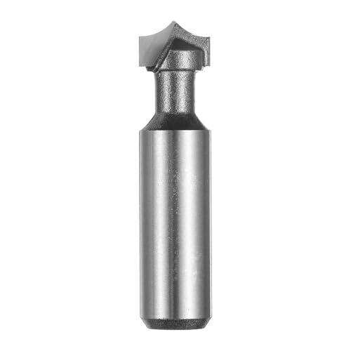 HARFINGTON Rundfräsen-Bit, 1/4-Zoll-Radius, 1/2-Zoll-Schaft, 1,27 cm Schnittdurchmesser, 2 Rillen, runder CNC-Fräser-Bit für 2D- und 3D-Schnitzerei, Holzbearbeitung, Gravurwerkzeug von HARFINGTON