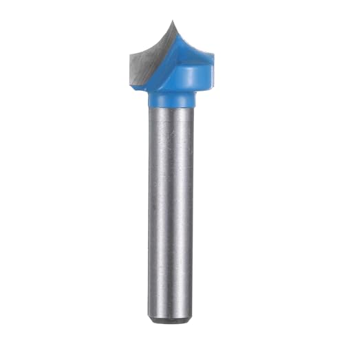 HARFINGTON Rundfräsen-Bit, 1/4-Zoll-Radius, 1/4-Zoll-Schaft, 1,27 cm Schnittdurchmesser, 2 Rillen, runder CNC-Fräser für 2D- und 3D-Schnitzerei, Holzbearbeitung, Gravurwerkzeug HARFINGTON Rundfräsen-Bit, 1/4-Zoll-Radius, 1/4-Zoll-Schaft, 1,27 cm Schnittdurchmesser, 2 Rillen, runder CNC-Fräser für 2D- und 3D-Schnitzerei, Holzbearbeitung, Gravurwerkzeug von HARFINGTON