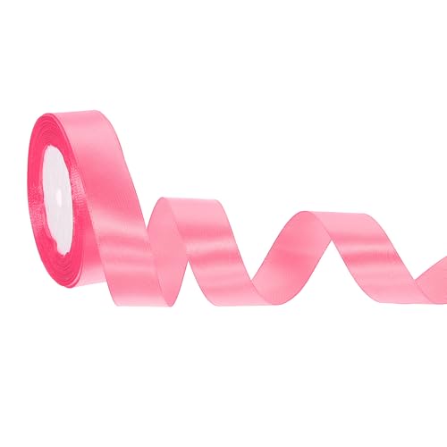 HARFINGTON Satinband, 2,5 cm, 22 m, solides Polyester-Satinband für Geschenkverpackungen, Hochzeit, Party, Dekoration, Blumenstrauß, Basteln, Weihnachten, Hellrosa HARFINGTON Satinband, 2,5 cm, 22 m, solides Polyester-Satinband für Geschenkverpackungen, Hochzeit, Party, Dekoration, Blumenstrauß, Basteln, Weihnachten, Hellrosa von HARFINGTON