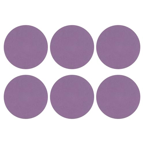 HARFINGTON Schleifscheiben, 7,6 cm, Körnung 100, Klett-Schleifpapier, Exzenterschleifer-Pads für Holzbearbeitung, Automobil, Metallpolitur, Lila, 20 Stück von HARFINGTON