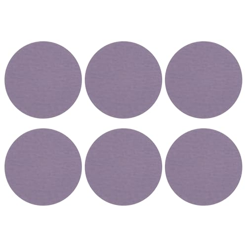 HARFINGTON Schleifscheiben, 7,6 cm, Körnung 150, Klett-Schleifpapier, Exzenterschleifer-Pads für Holzbearbeitung, Automobil, Metallpolitur, Violett, 10 Stück von HARFINGTON