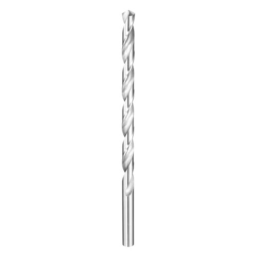 HARFINGTON Spiralbohrer, 10 mm Durchmesser, 200 mm, extra lang, Hochgeschwindigkeitsstahl, Spiralbohrer, vollständig geschliffene Bohrwerkzeuge für Holz, Kunststoff, Aluminium, dünnes Blech HARFINGTON Spiralbohrer, 10 mm Durchmesser, 200 mm, extra lang, Hochgeschwindigkeitsstahl, Spiralbohrer, vollständig geschliffene Bohrwerkzeuge für Holz, Kunststoff, Aluminium, dünnes Blech von HARFINGTON