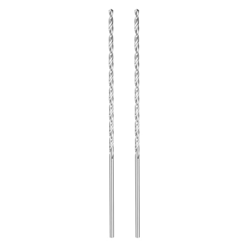 HARFINGTON Spiralbohrer, 2,5 mm Durchmesser, 160 mm, extra lang, Hochgeschwindigkeitsstahl, Spiralbohrer, vollständig geschliffene Bohrwerkzeuge für Holz, Kunststoff, Aluminium, dünnes Blech, 2 Stück HARFINGTON Spiralbohrer, 2,5 mm Durchmesser, 160 mm, extra lang, Hochgeschwindigkeitsstahl, Spiralbohrer, vollständig geschliffene Bohrwerkzeuge für Holz, Kunststoff, Aluminium, dünnes Blech, 2 Stück von HARFINGTON