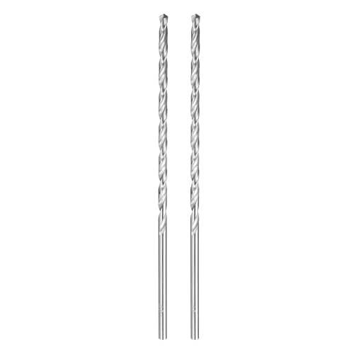 HARFINGTON Spiralbohrer, 4 mm Durchmesser, 160 mm, extra lang, Hochgeschwindigkeitsstahl, Spiralbohrer, vollständig geschliffene Bohrwerkzeuge für Holz, Kunststoff, Aluminium, dünnes Blech, 2 Stück HARFINGTON Spiralbohrer, 4 mm Durchmesser, 160 mm, extra lang, Hochgeschwindigkeitsstahl, Spiralbohrer, vollständig geschliffene Bohrwerkzeuge für Holz, Kunststoff, Aluminium, dünnes Blech, 2 Stück von HARFINGTON