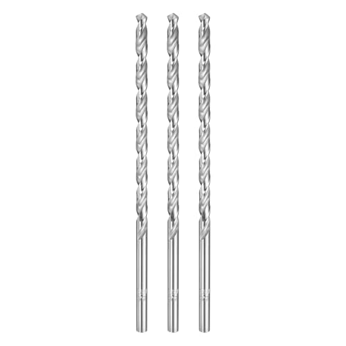 HARFINGTON Spiralbohrer, 5,5 mm Durchmesser, 160 mm, extra lang, Hochgeschwindigkeitsstahl, Spiralbohrer, vollständig geschliffene Bohrwerkzeuge für Holz, Kunststoff, Aluminium, dünnes Blech, 3 Stück HARFINGTON Spiralbohrer, 5,5 mm Durchmesser, 160 mm, extra lang, Hochgeschwindigkeitsstahl, Spiralbohrer, vollständig geschliffene Bohrwerkzeuge für Holz, Kunststoff, Aluminium, dünnes Blech, 3 Stück von HARFINGTON