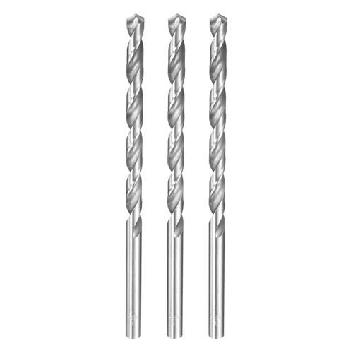 HARFINGTON Spiralbohrer, 8 mm Durchmesser, 160 mm, extra lang, Hochgeschwindigkeitsstahl, Spiralbohrer, vollständig geschliffene Bohrwerkzeuge für Holz, Kunststoff, Aluminium, dünnes Blech, 3 Stück HARFINGTON Spiralbohrer, 8 mm Durchmesser, 160 mm, extra lang, Hochgeschwindigkeitsstahl, Spiralbohrer, vollständig geschliffene Bohrwerkzeuge für Holz, Kunststoff, Aluminium, dünnes Blech, 3 Stück von HARFINGTON
