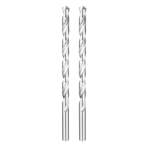 HARFINGTON Spiralbohrer, 9,5 mm Durchmesser, 200 mm, extra lang, Hochgeschwindigkeitsstahl, Spiralbohrer, vollständig geschliffene Bohrwerkzeuge für Holz, Kunststoff, Aluminium, dünnes Blech, 2 Stück HARFINGTON Spiralbohrer, 9,5 mm Durchmesser, 200 mm, extra lang, Hochgeschwindigkeitsstahl, Spiralbohrer, vollständig geschliffene Bohrwerkzeuge für Holz, Kunststoff, Aluminium, dünnes Blech, 2 Stück von HARFINGTON