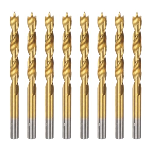 HARFINGTON Spiralbohrer HSS4241 mit geradem Rundschaft, metrischer Spiralbohrer für Tischler, Holzbearbeitung, Kunststoff, Gummi, 7,5 mm, 8 Stück HARFINGTON Spiralbohrer HSS4241 mit geradem Rundschaft, metrischer Spiralbohrer für Tischler, Holzbearbeitung, Kunststoff, Gummi, 7,5 mm, 8 Stück von HARFINGTON