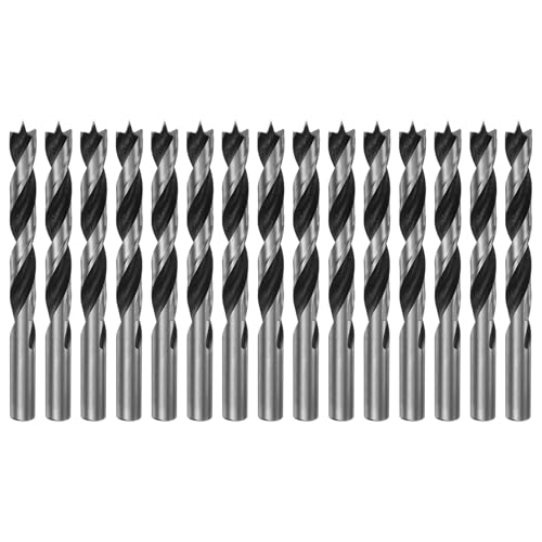 HARFINGTON Spiralbohrer mit geradem Rundschaft, 12 mm Durchmesser, 15 Stück, metrische Bohrspitze, 10,4 cm Bohrtiefe, Spiralbohrer für Tischler, Holzbearbeitung, Kunststoff, Gummi HARFINGTON Spiralbohrer mit geradem Rundschaft, 12 mm Durchmesser, 15 Stück, metrische Bohrspitze, 10,4 cm Bohrtiefe, Spiralbohrer für Tischler, Holzbearbeitung, Kunststoff, Gummi von HARFINGTON