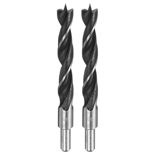 HARFINGTON Spiralbohrer mit geradem Rundschaft, 15 mm Durchmesser, metrischer Spiralbohrer für Tischler, Holzbearbeitung, Kunststoff, Gummi, 2 Stück HARFINGTON Spiralbohrer mit geradem Rundschaft, 15 mm Durchmesser, metrischer Spiralbohrer für Tischler, Holzbearbeitung, Kunststoff, Gummi, 2 Stück von HARFINGTON