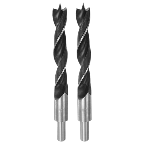 HARFINGTON Spiralbohrer mit geradem Rundschaft, 16 mm Durchmesser, metrischer Spiralbohrer für Tischler, Holzbearbeitung, Kunststoff, Gummi, 2 Stück HARFINGTON Spiralbohrer mit geradem Rundschaft, 16 mm Durchmesser, metrischer Spiralbohrer für Tischler, Holzbearbeitung, Kunststoff, Gummi, 2 Stück von HARFINGTON