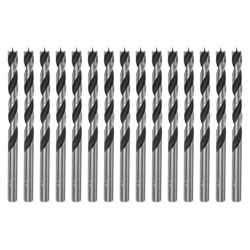 HARFINGTON Spiralbohrer mit geradem Rundschaft, 5,5 mm Durchmesser, metrischer Zopfspitze, 5,8 cm Bohrtiefe, Spiralbohrer für Tischler, Holzbearbeitung, Kunststoff, Gummi, 15 Stück HARFINGTON Spiralbohrer mit geradem Rundschaft, 5,5 mm Durchmesser, metrischer Zopfspitze, 5,8 cm Bohrtiefe, Spiralbohrer für Tischler, Holzbearbeitung, Kunststoff, Gummi, 15 Stück von HARFINGTON