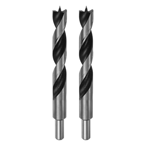 HARFINGTON Spiralbohrer mit geradem Rundschaft, Durchmesser 15 mm, metrischer Spiralbohrer für Tischler, Holzbearbeitung, Kunststoff, Gummi, 2 Stück HARFINGTON Spiralbohrer mit geradem Rundschaft, Durchmesser 15 mm, metrischer Spiralbohrer für Tischler, Holzbearbeitung, Kunststoff, Gummi, 2 Stück von HARFINGTON