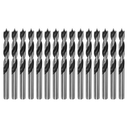 HARFINGTON Spiralbohrer mit geradem Rundschaft, Durchmesser 9,5 mm, metrische Bohrspitze, 7,6 cm Bohrtiefe, Spiralbohrer für Tischler, Holzbearbeitung, Kunststoff, Gummi, 15 Stück HARFINGTON Spiralbohrer mit geradem Rundschaft, Durchmesser 9,5 mm, metrische Bohrspitze, 7,6 cm Bohrtiefe, Spiralbohrer für Tischler, Holzbearbeitung, Kunststoff, Gummi, 15 Stück von HARFINGTON
