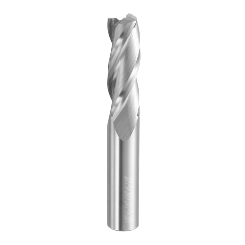 HARFINGTON Spiralfräser-Bit, 0,95 cm Schnittdurchmesser, 0,95 cm Schaft, hochgeschnitten, Vollhartmetall, 3 Rillen, CNC-Schaftfräser-Bits für Holz, Kunststoff, Weichmetall (3,8 cm Schnittlänge 6,4 cm HARFINGTON Spiralfräser-Bit, 0,95 cm Schnittdurchmesser, 0,95 cm Schaft, hochgeschnitten, Vollhartmetall, 3 Rillen, CNC-Schaftfräser-Bits für Holz, Kunststoff, Weichmetall (3,8 cm Schnittlänge 6,4 cm von HARFINGTON