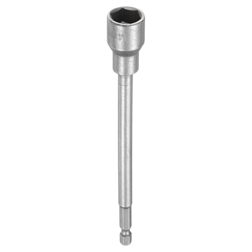 HARFINGTON Steckschlüssel-Bohrer, 14 mm, metrischer Schlag-Stecknuss, 1/4-Zoll-Sechskantschaft, 150 mm, extra lang, magnetisch, 6-Punkt-Stecknüsse, Schnellwechsel, CR-V-Stahl, Bolzen-Setter für HARFINGTON Steckschlüssel-Bohrer, 14 mm, metrischer Schlag-Stecknuss, 1/4-Zoll-Sechskantschaft, 150 mm, extra lang, magnetisch, 6-Punkt-Stecknüsse, Schnellwechsel, CR-V-Stahl, Bolzen-Setter für von HARFINGTON