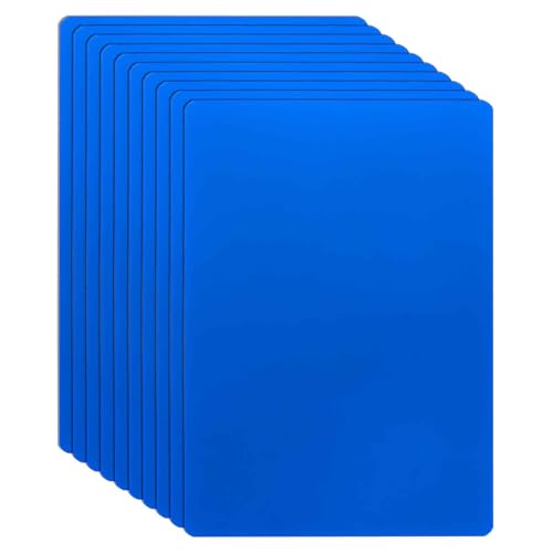 HARFINGTON Visitenkarten aus Metall, 11,9 x 7,9 x 0 cm, 201 Edelstahl, spiegelnd, Titan, Laser-Gravur, blanko, CNC-Gravur, Blatt, für Haus, Büro, DIY-Geschenkeinladungen, Blau, 10 Stück HARFINGTON Visitenkarten aus Metall, 11,9 x 7,9 x 0 cm, 201 Edelstahl, spiegelnd, Titan, Laser-Gravur, blanko, CNC-Gravur, Blatt, für Haus, Büro, DIY-Geschenkeinladungen, Blau, 10 Stück von HARFINGTON