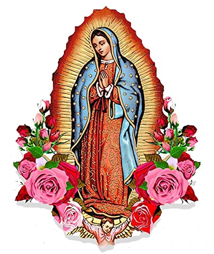 HARINI - Christian Santa Maria de Guadalupe Jungfrau Maria Stickerei, Aufnäher für Hemden, Taschen Harajuku Icon Stickerei Patches (3 Stück) von HARINI
