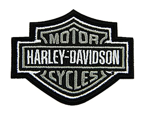 Harley-Davidson Aufnäher 3″ Bar & Shield Patch B&W von HARLEY-DAVIDSON