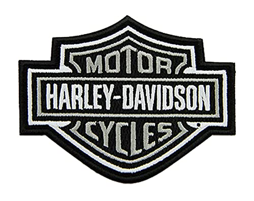 Harley-Davidson Aufnäher 4″ Bar & Shield B&W Patch von HARLEY-DAVIDSON
