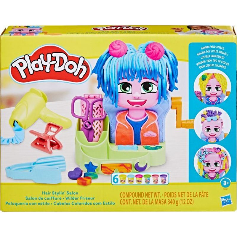 Play-Doh Hair Styling Salon Wilder Friseur von HASBRO Play-Doh