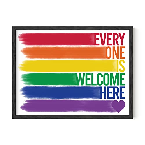 HAUS AND HUES Pride Regenbogen-Wandkunst, dekorative Beschilderung, Papier, LGBTQ+, modern, ungerahmt HAUS AND HUES Pride Regenbogen-Wandkunst, dekorative Beschilderung, Papier, LGBTQ+, modern, ungerahmt von HAUS AND HUES