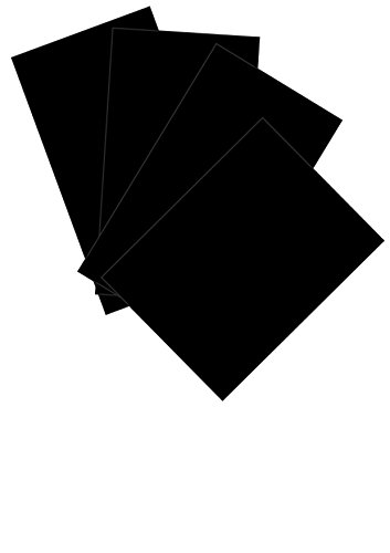 HAUS der KARTE und PAPIERS DHKP010 A5 Gute Qualität Karte, schwarze von HAUS der KARTE und PAPIERS