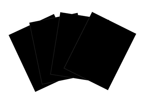 HAUS der KARTE und PAPIERS DHKP011 A4 Gute Qualität Karte, schwarze von HAUS der KARTE und PAPIERS