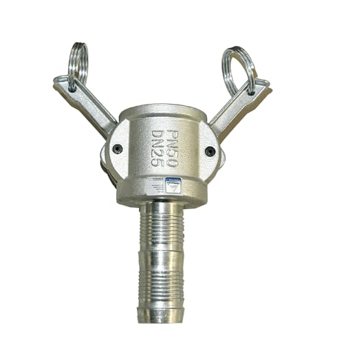 Kupplung 25 mm und 35 mm für Mörtelschlauch – Passend für Verputzmaschine Putzschlauch Verschiedene Größen (25 MT mit Tülle) von HAUSONE