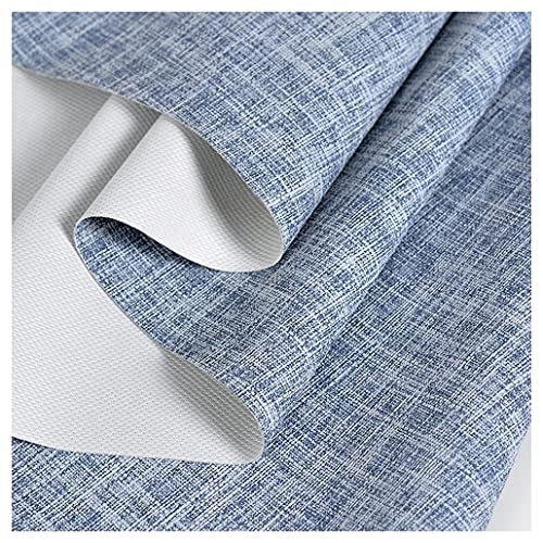 Kunstleder Polsterstoff Meterware FüR Möbel Sofa Stuhl Autos Polsterarbeiten Autos Dekorationen DIY Basteln Nähen(Blue grey,1.38X2m) von HAUTFENM