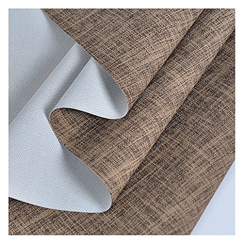 Kunstleder Polsterstoff Meterware FüR Möbel Sofa Stuhl Autos Polsterarbeiten Autos Dekorationen DIY Basteln Nähen(Dark brown#2,1.38X2m) von HAUTFENM