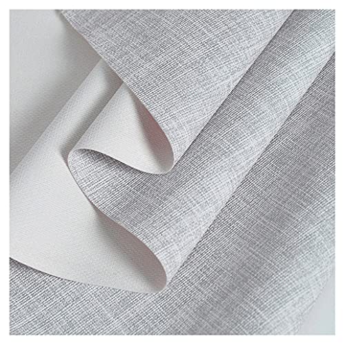 Kunstleder Stoff in Leinenoptik PU Lederimitat Polsterstoff Dekostoff Meterware 138x100cm für Heimwerker, Wohnaccessoires(Beige grey,1.38X2m) von HAUTFENM