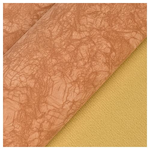 Möbelstoff Premium Bezugsstoff Zum PU Kunstleder 138 X100 cm,Stoff Polster Handwerk DIY Nähen Sofa Handtasche Auto(11#,1.38X4m) von HAUTFENM