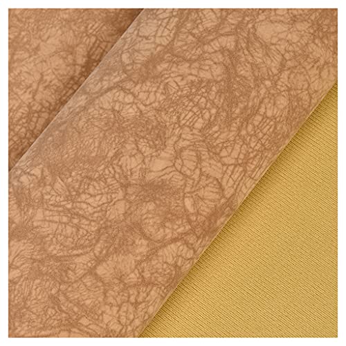 Möbelstoff Premium Bezugsstoff Zum PU Kunstleder 138 X100 cm,Stoff Polster Handwerk DIY Nähen Sofa Handtasche Auto(6#,1.38X2m) von HAUTFENM