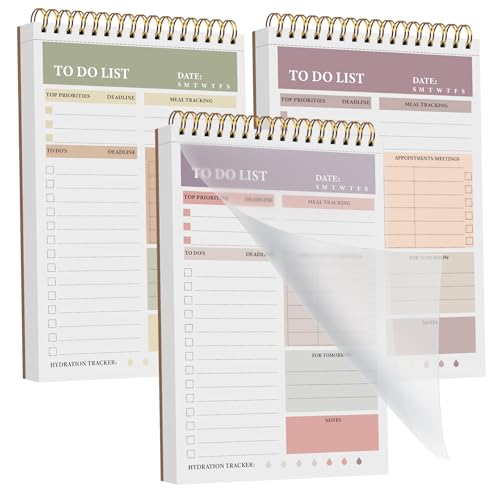 HAUTOCO Notizblock für To-Do-Liste, A5, To-Do-Liste, Notizbuch für die Arbeit, undatiert, zum Abreißen, Tagesplaner, Notizblock, Aufgaben-Checkliste, Organizer für Zuhause, Büro, Schule, insgesamt 312 HAUTOCO Notizblock für To-Do-Liste, A5, To-Do-Liste, Notizbuch für die Arbeit, undatiert, zum Abreißen, Tagesplaner, Notizblock, Aufgaben-Checkliste, Organizer für Zuhause, Büro, Schule, insgesamt 312 von HAUTOCO