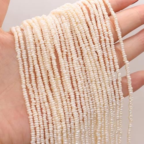 12g natürliche Süßwasserperle flache Form Perlen für Schmuckherstellung DIY Armband Halskette Ohrringe Zubehör 2-2,5mm 12g natürliche Süßwasserperle flache Form Perlen für Schmuckherstellung DIY Armband Halskette Ohrringe Zubehör 2-2,5mm von HAVLOC