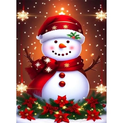 HAWILL Diamond Painting Weihnachten, Schneemann 5D Diamant Painting Bilder Erwachsene Weihnachten Winter DIY Diamond Painting Bilder für Home Wand Weihnachtsdeko 30x40cm HAWILL Diamond Painting Weihnachten, Schneemann 5D Diamant Painting Bilder Erwachsene Weihnachten Winter DIY Diamond Painting Bilder für Home Wand Weihnachtsdeko 30x40cm von HAWILL